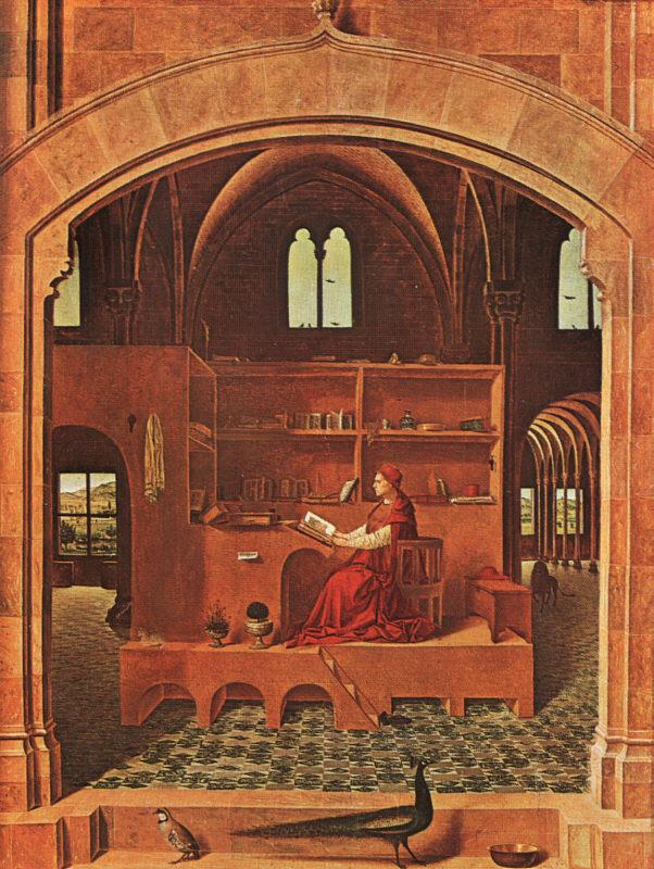 Antonello da Messina St.Jerome in his Study oil painting picture